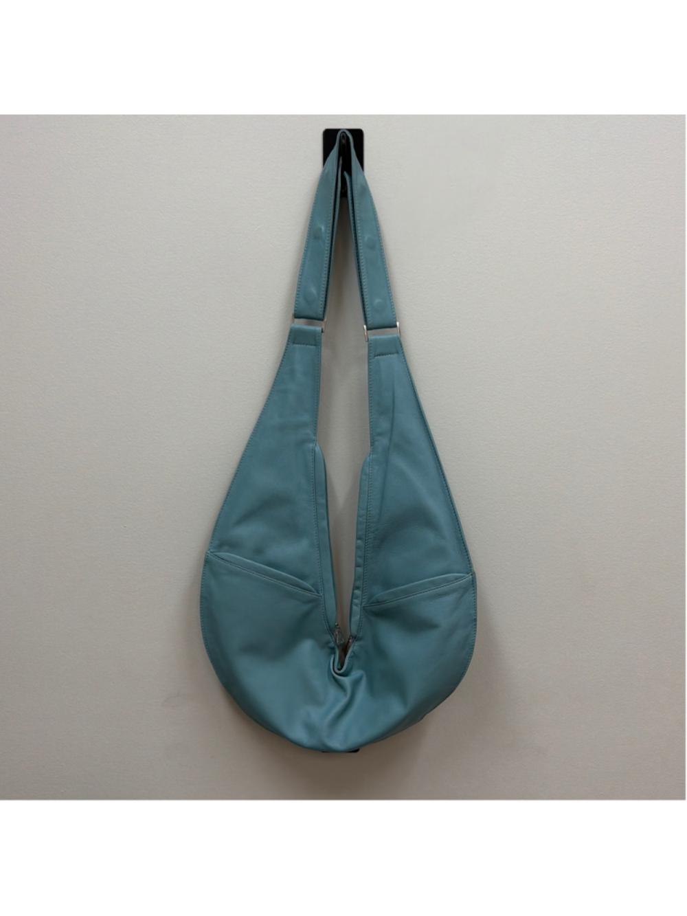 Sash Bag Classic Mulunji Blue Soft Leather!